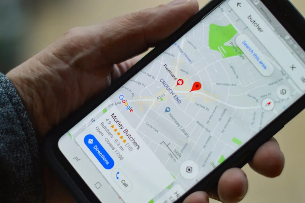 Telefonda Google Haritalar ve yakındaki işletmeler
